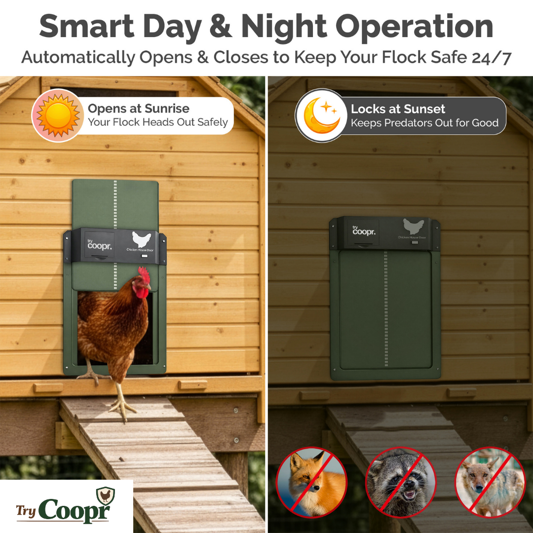 Coopr™ - Automatic Chicken Coop Door (Battery Powered)