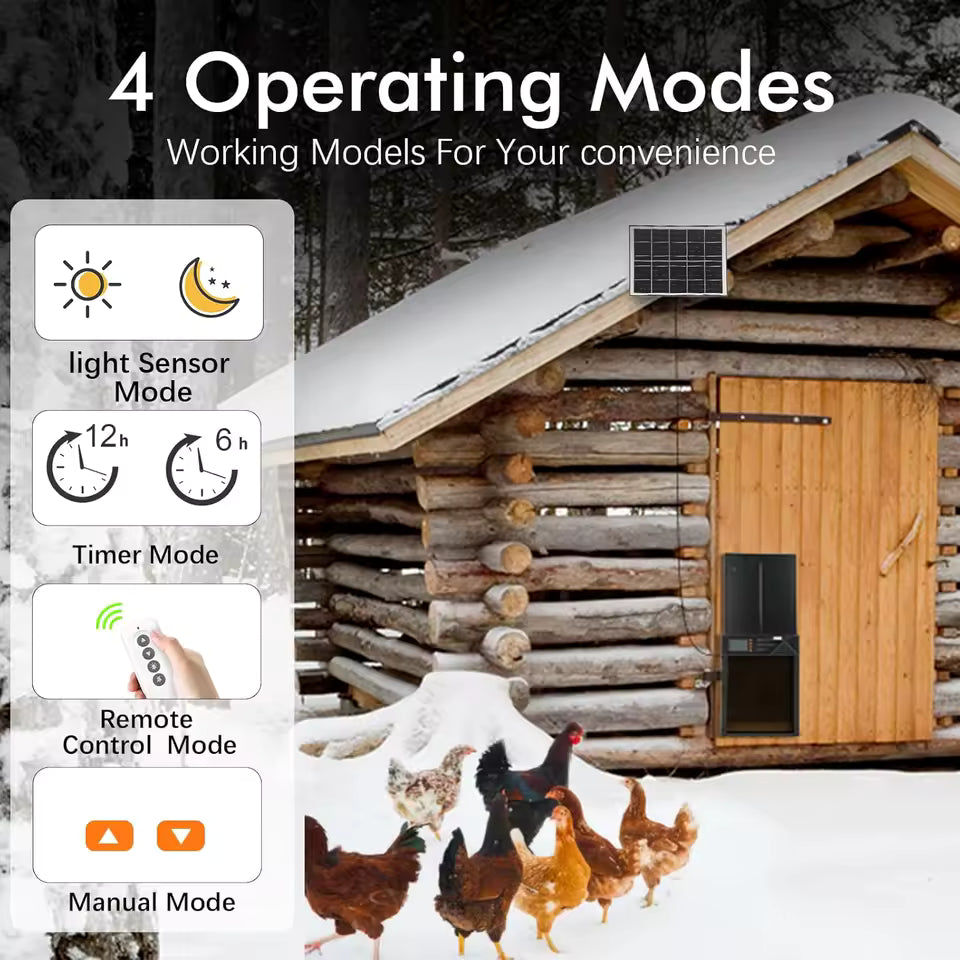 Coopr™ - Automatic Chicken Coop Door (Solar Powered)