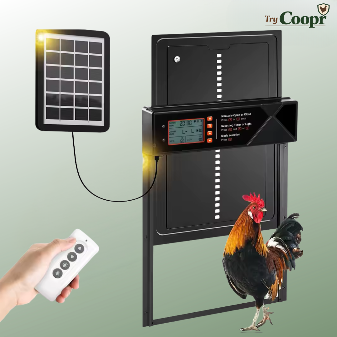 Coopr™ - Automatic Chicken Coop Door (Solar Powered)