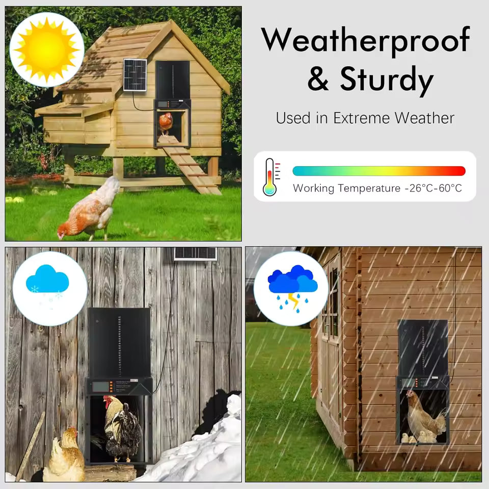 Coopr™ - Automatic Chicken Coop Door (Solar Powered)