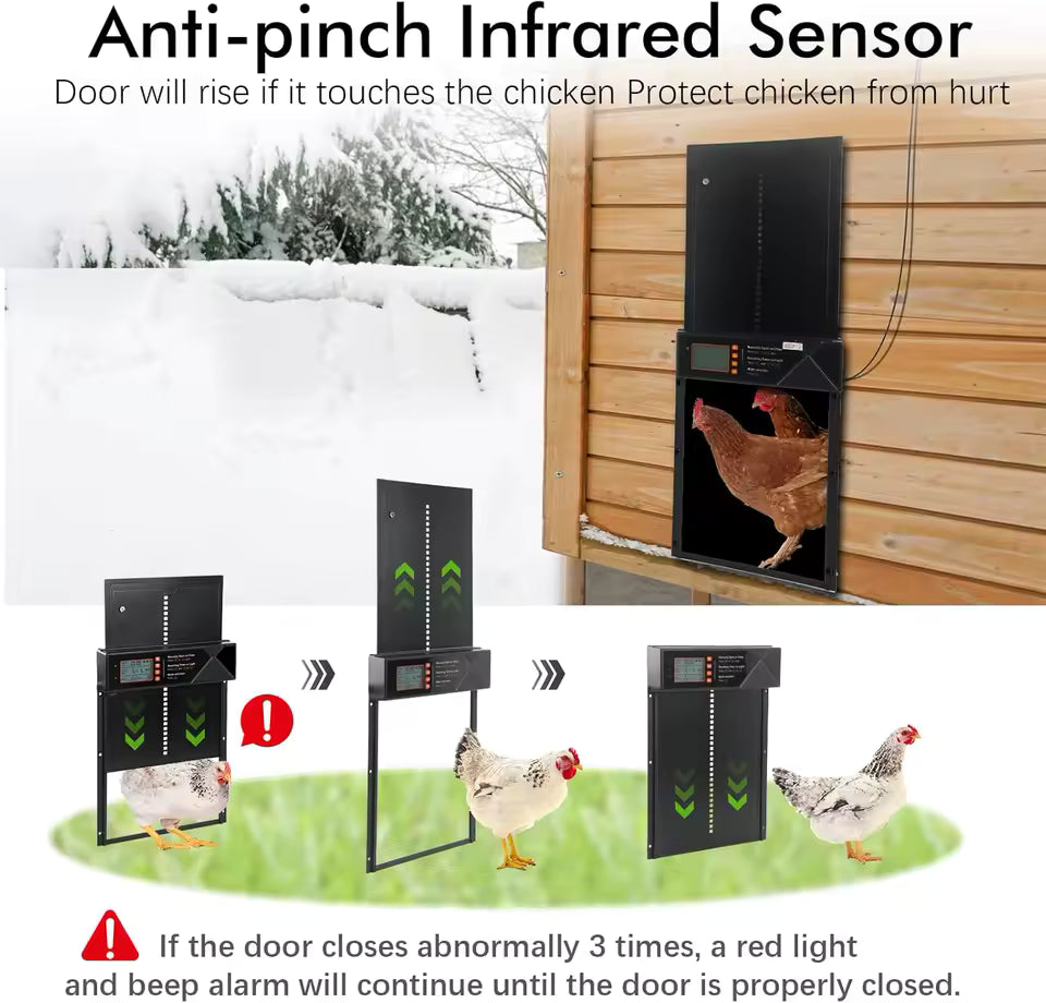 Coopr™ - Automatic Chicken Coop Door (Solar Powered)